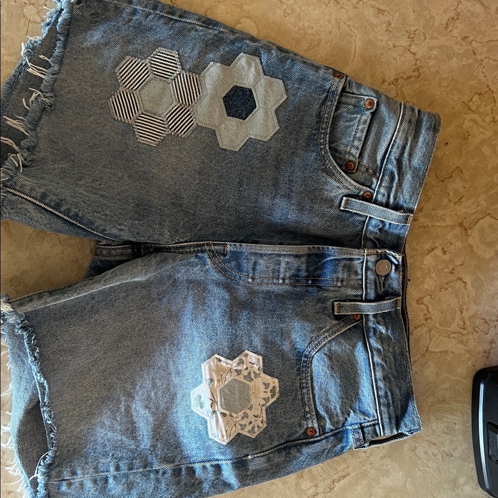 Levi's Light Blue Denim Jorts